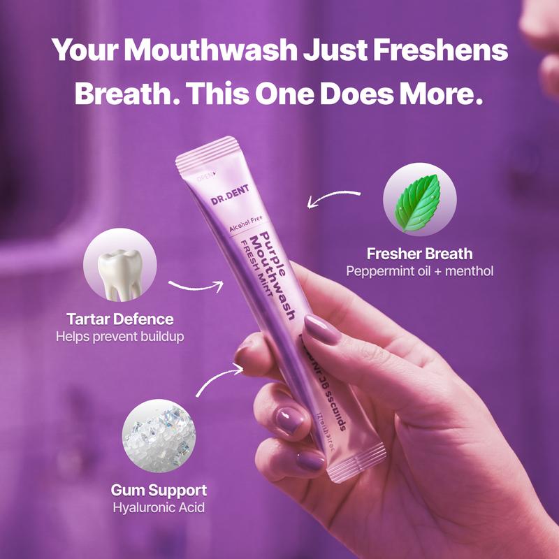 Dr. Dent Purple Mouthwash